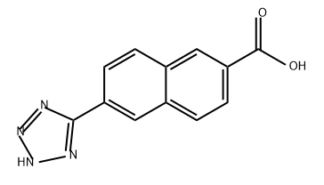 6-(1H-Tetrazol-5-yl)-2-naphthalenecarboxylic acid Structure