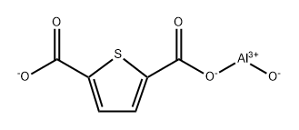 Aluminum, hydroxy[2,5-thiophenedicarboxylato(2-)-κO2]- 구조식 이미지