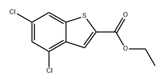 ethyl 4,6-dichlorobenzo[b]thiophene-2-carboxylate Structure