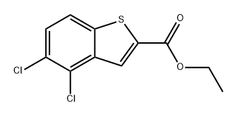 ethyl 4,5-dichlorobenzo[b]thiophene-2-carboxylate Structure