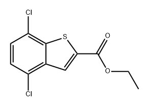 ethyl 4,7-dichloro-1-benzothiophene-2-carboxylate Structure