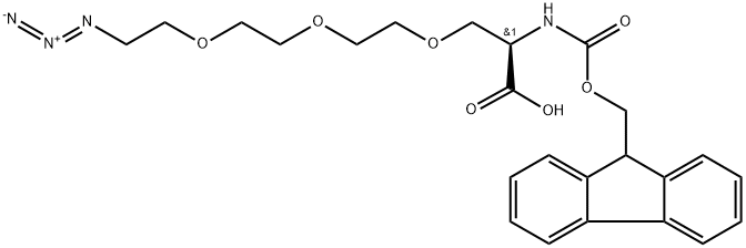 Azide-PEG3-L-alanine-Fmoc 구조식 이미지