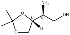 1,3-Dioxolane-4-ethanol, β-amino-2,2-dimethyl-, [R-(R*,S*)]- (9CI) Structure