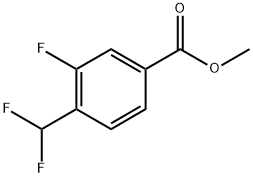 Methyl 4-(difluoromethyl)-3-fluorobenzoate Structure