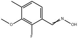 2-Fluoro-3-methoxy-4-methylbenzaldehyde oxime Structure