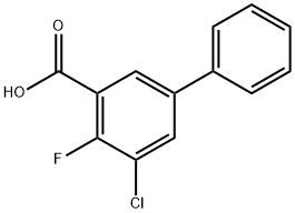 5-Chloro-4-fluoro-[1,1'-biphenyl]-3-carboxylic acid Structure