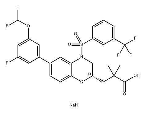 Cintirorgon sodium Structure