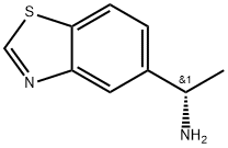 5-Benzothiazolemethanamine, α-methyl-, (αS)- Structure