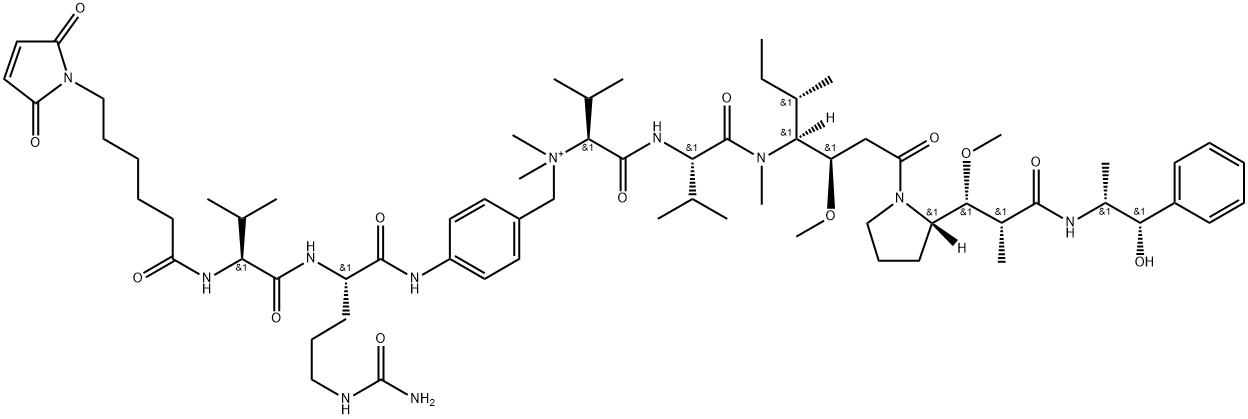 MC-Val-Cit-PAB-Auristatin E Structure