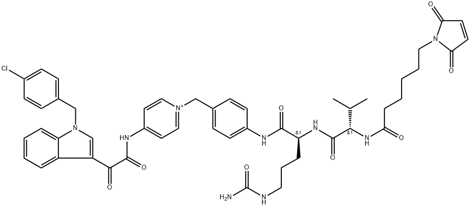MC-Val-Cit-PAB-Indibulin Structure