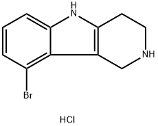 9-Bromo-2,3,4,5-tetrahydro-1H-pyrido[4,3-b]indole hydrochloride Structure