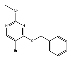 4-(Benzyloxy)-5-bromo-N-methylpyrimidin-2-amine Structure