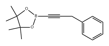 4,4,5,5-Tetramethyl-2-(3-phenylprop-1-yn-1-yl)-1,3,2-dioxaborolane 구조식 이미지