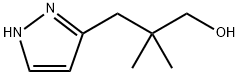 1H-Pyrazole-3-propanol, β,β-dimethyl- Structure