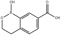 1H-2,1-Benzoxaborin-7-carboxylic acid, 3,4-dihydro-1-hydroxy- Structure