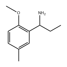 1-(2-methoxy-5-methylphenyl)propan-1-amine Structure