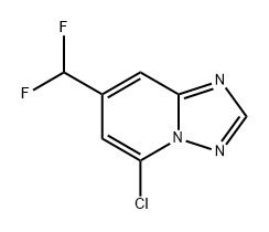 5-Chloro-7-(difluoromethyl)[1,2,4]triazolo[1,5-a]pyridine Structure