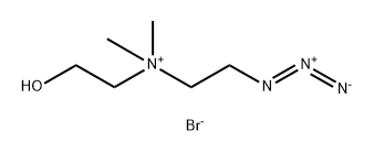 Ethanaminium, N-(2-azidoethyl)-2-hydroxy-N,N-dimethyl-, bromide (1:1) Structure