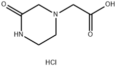 2-(3-oxopiperazin-1-yl)acetic acid hydrochloride Structure