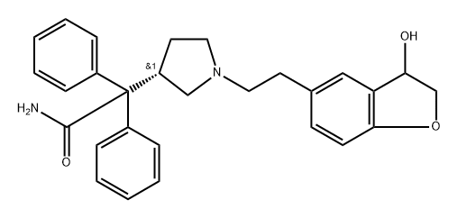 Darifenacin 3-Hydroxy Impurity 구조식 이미지