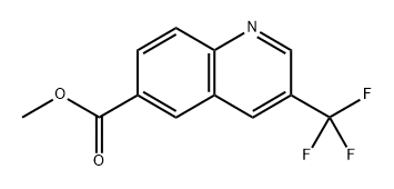methyl 3-(trifluoromethyl)quinoline-6-carboxylate 구조식 이미지