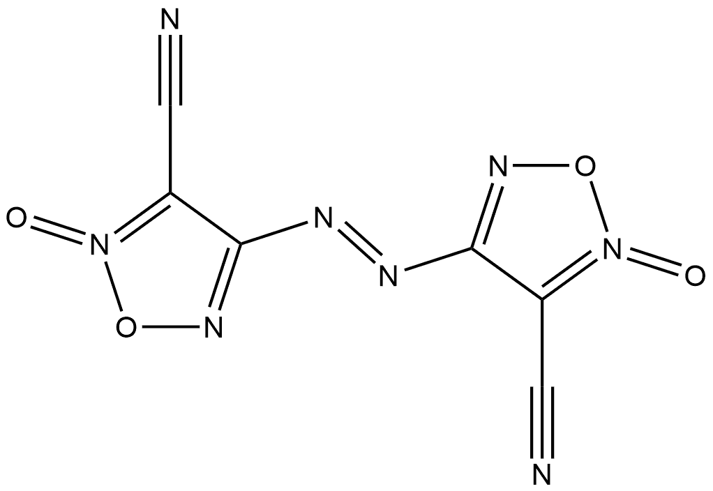 4,4'-Dicyano-3,3'-azofuroxan Structure