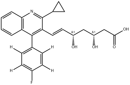 Pitavastatin-d4 Structure