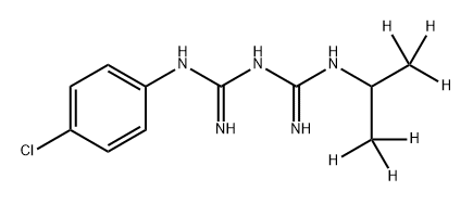 Proguanil D6 Structure