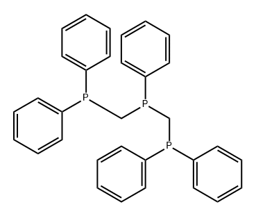 Phosphine, bis[(diphenylphosphino)methyl]phenyl- 구조식 이미지