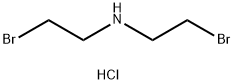 Ethanamine, 2-bromo-N-(2-bromoethyl)-, hydrochloride (1:1) Structure