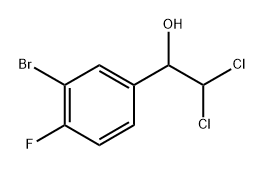 1-(3-bromo-4-fluorophenyl)-2,2-dichloroethanol Structure