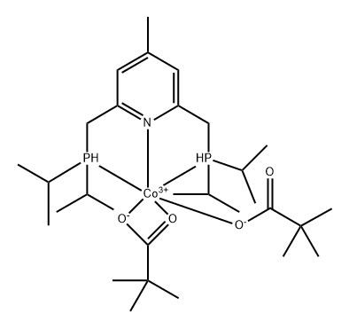 Bis[[diisopropylphosphino]methyl]-4-methyl-pyridine bis(pivaloyloxy)cobalt 95% 구조식 이미지