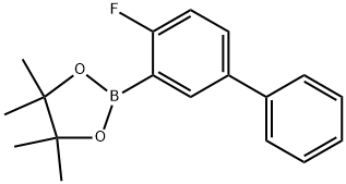 2-(4-Fluoro-[1,1'-biphenyl]-3-yl)-4,4,5,5-tetramethyl-1,3,2-dioxaborolane Structure