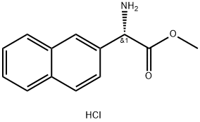 2-?Naphthaleneacetic acid，α-?amino-?， methyl ester Structure