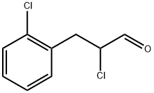 Benzenepropanal, α,2-dichloro- Structure