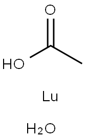 Lutetium(III) acetate hydrate Structure