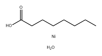 Octanoic acid, nickel(2+) salt, hydrate (2:1:) Structure