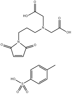 N-(carboxymethyl)-N-[3-(2,5-dihydro-2,5-dioxo-1H-pyrrol-1-yl)propyl]-mono(4-meth Structure