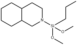 Isoquinoline, 2-(dimethoxypropylsilyl)decahydro- Structure