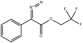 Benzeneacetic acid, α-diazo-, 2,2,2-trifluoroethyl ester Structure