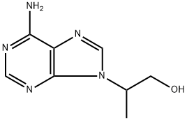 9H-Purine-9-ethanol, 6-amino-β-methyl- Structure