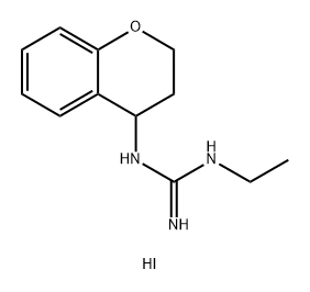 2-(chroman-4-yl)-1-ethylguanidine hydroiodide 구조식 이미지