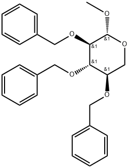 Methyl 2,3,4-Tri-O-benzyl-β-D-xylopyranoside Structure