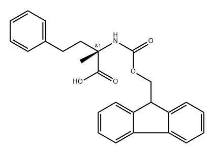 Fmoc-α-Me-homoPhe-OH Structure