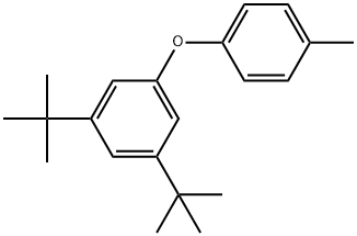 1,3-Bis(1,1-dimethylethyl)-5-(4-methylphenoxy)benzene Structure