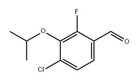 4-Chloro-2-fluoro-3-isopropoxybenzaldehyde 구조식 이미지