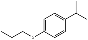 (4-isopropylphenyl)(propyl)sulfane Structure