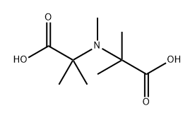 2,2'-(Methylazanediyl)bis(2-methylpropanoic acid) Structure