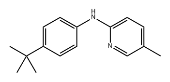 N-(4-(tert-butyl)phenyl)-5-methylpyridin-2-amine Structure