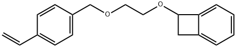 7-[2-[(4-ethenylphenyl)methoxy]ethoxy] bicyclo[4.2.0]octa-1,3,5-triene 구조식 이미지